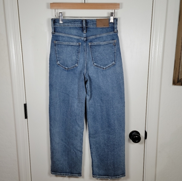 Madewell Slim Wide Leg Crop Jeans Size 25 - Picture 7 of 11